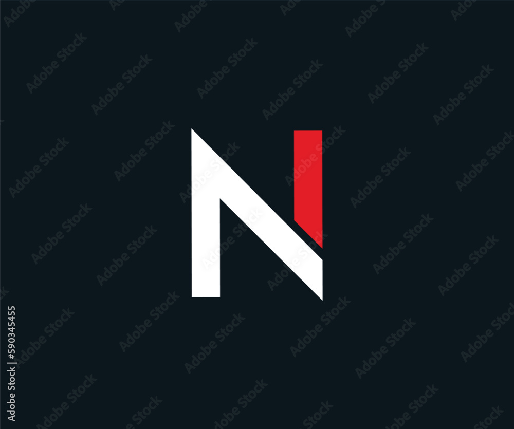 N letter logo and alphabet design illustration N letter logo and alphabet design illustration