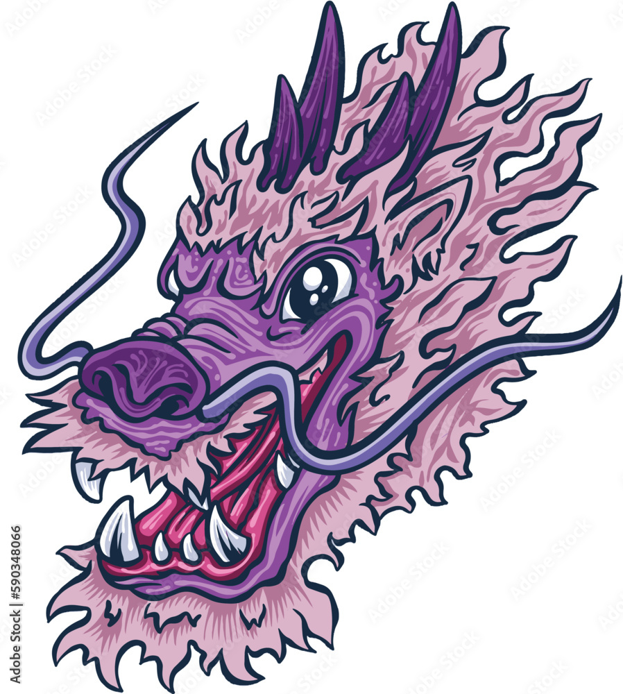JAPANESE DRAGON IN VECTOR ILLUSTRATION SUITABLE FOR YOUR NEEDS JAPANESE DRAGON IN VECTOR ILLUSTRATION SUITABLE FOR YOUR NEEDS