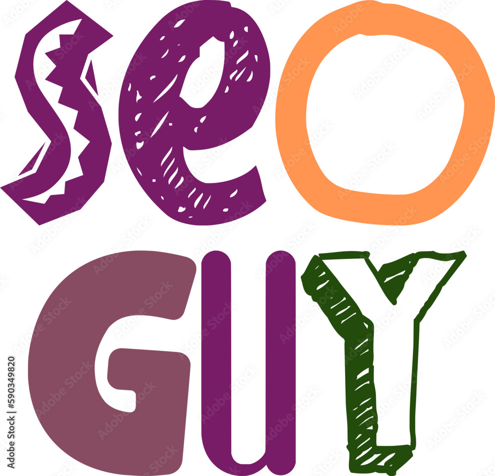 Seo Guy Hand Lettering Illustration for Infographic, Presentation , Book Cover, Motion Graphics Seo Guy Hand Lettering Illustration for Infographic, Presentation , Book Cover, Motion Graphics