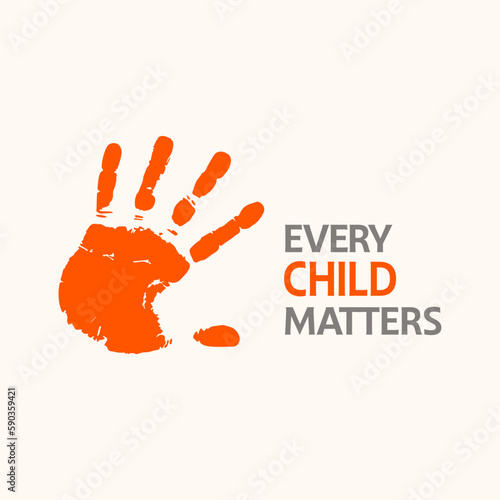 Every Child Matters square poster template