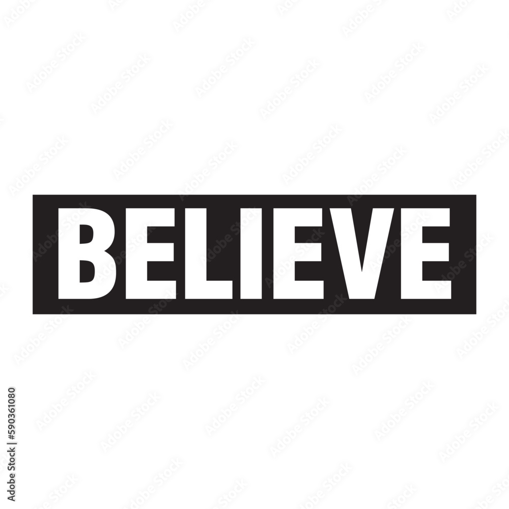 believe calligraphy text with swashes vector believe calligraphy text with swashes vector