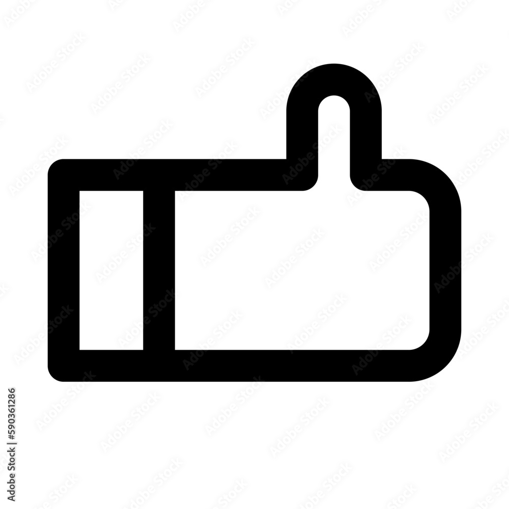 like of user interface outline icon set like of user interface outline icon set