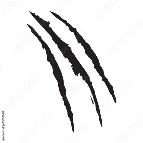Claws scratching illustration Vector Design 