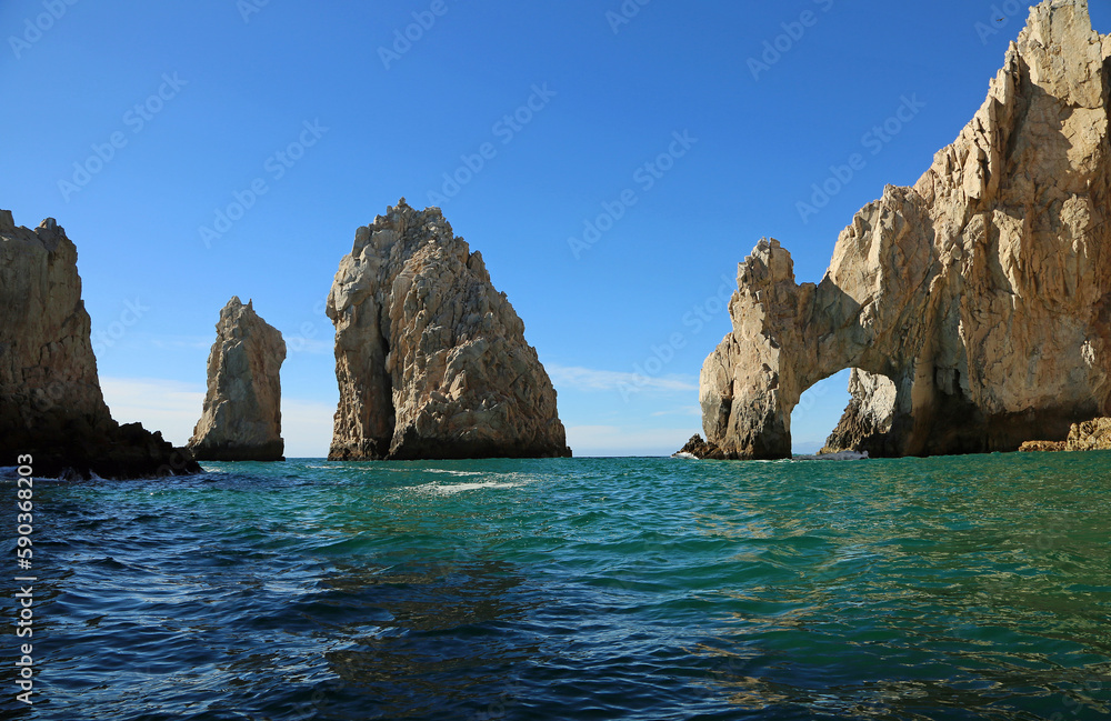 Rock formation with El Arco - Cabo San Lucas, Mexico Rock formation with El Arco - Cabo San Lucas, Mexico