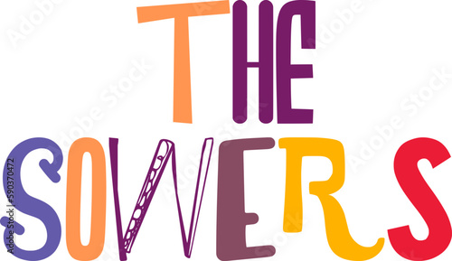 The Sowers Typography Illustration for Stationery, Postcard , Icon, Motion Graphics