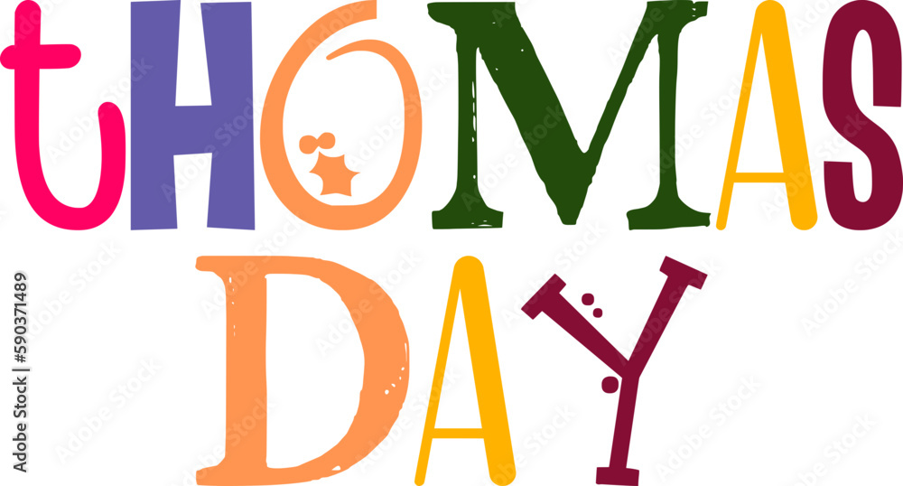 Thomas Day Hand Lettering Illustration for Gift Card, Magazine, Motion Graphics, Logo Thomas Day Hand Lettering Illustration for Gift Card, Magazine, Motion Graphics, Logo