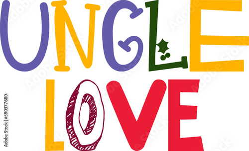 Ungle Love Calligraphy Illustration for Newsletter, Mug Design, Logo, Brochure