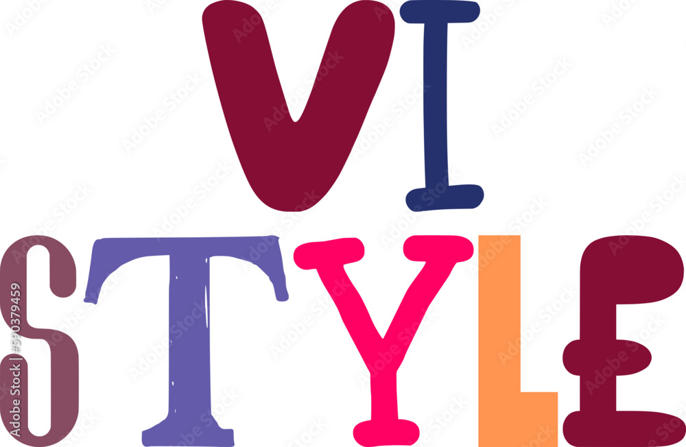 Vi Style Typography Illustration for Brochure, Motion Graphics, Magazine, Presentation Vi Style Typography Illustration for Brochure, Motion Graphics, Magazine, Presentation