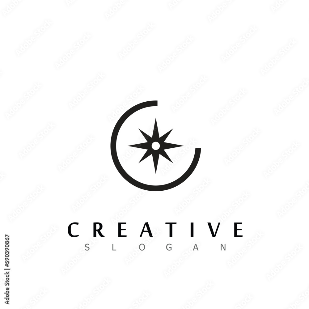 compass arrow brands modern vector logo design symbol compass arrow brands modern vector logo design symbol