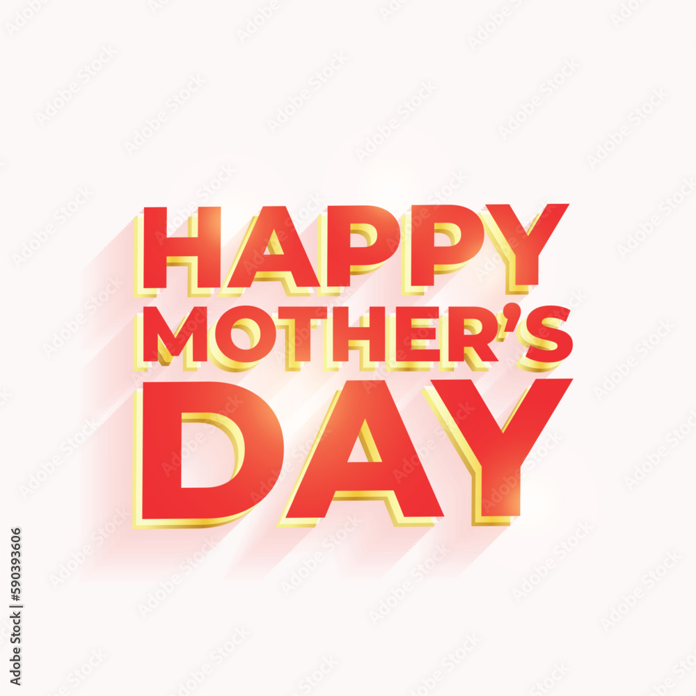 3d style happy mother's day background show mum love and care 3d style happy mother's day background show mum love and care