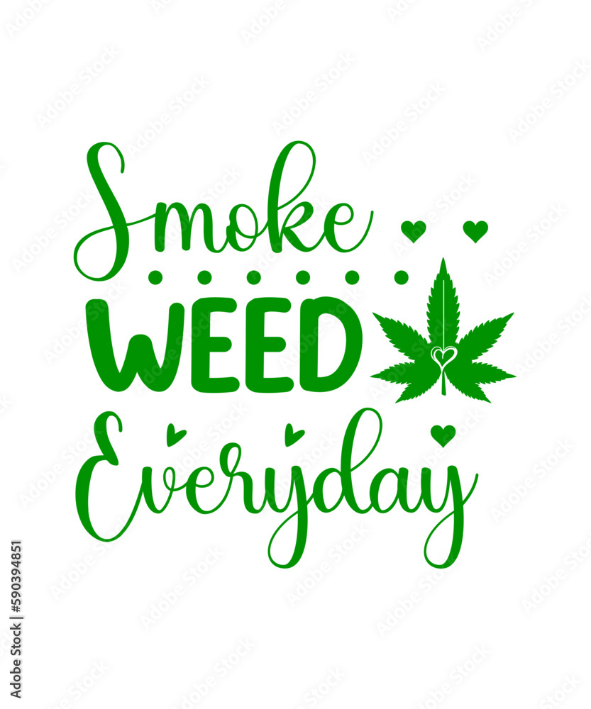 Vetor de weed sticker svg bundle, weed sticker svg, weed sticker, weed ...
