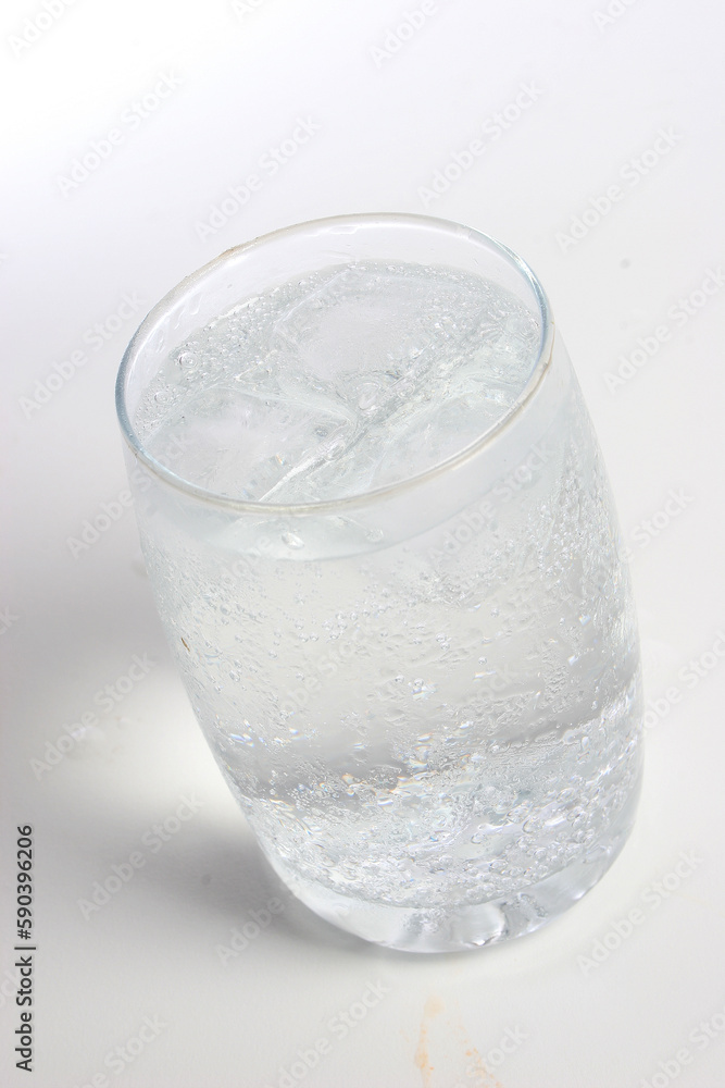 glass of water with ice glass of water with ice