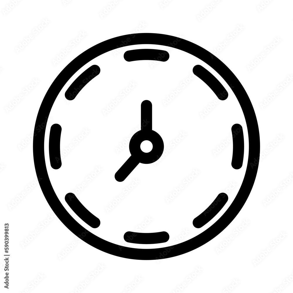 clock icon or logo isolated sign symbol vector illustration - high quality black style vector icons clock icon or logo isolated sign symbol vector illustration - high quality black style vector icons
