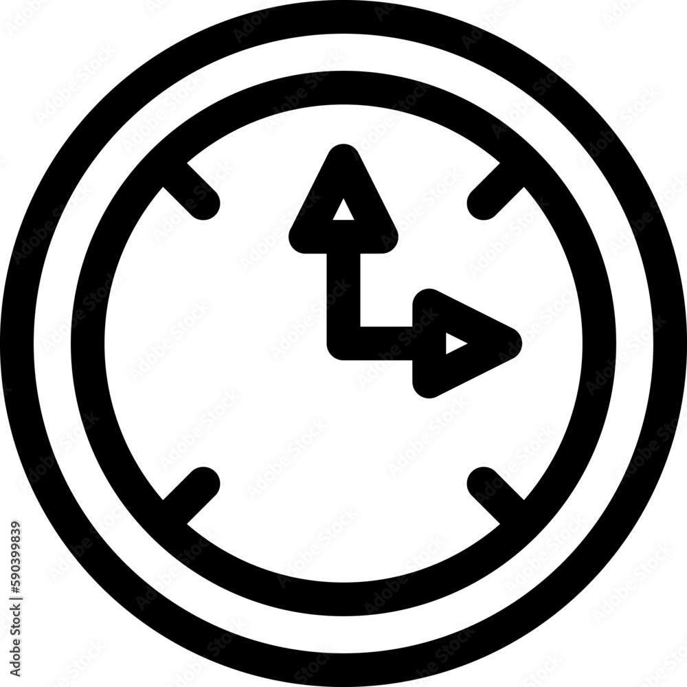clock icon or logo isolated sign symbol vector illustration - high quality black style vector icons clock icon or logo isolated sign symbol vector illustration - high quality black style vector icons