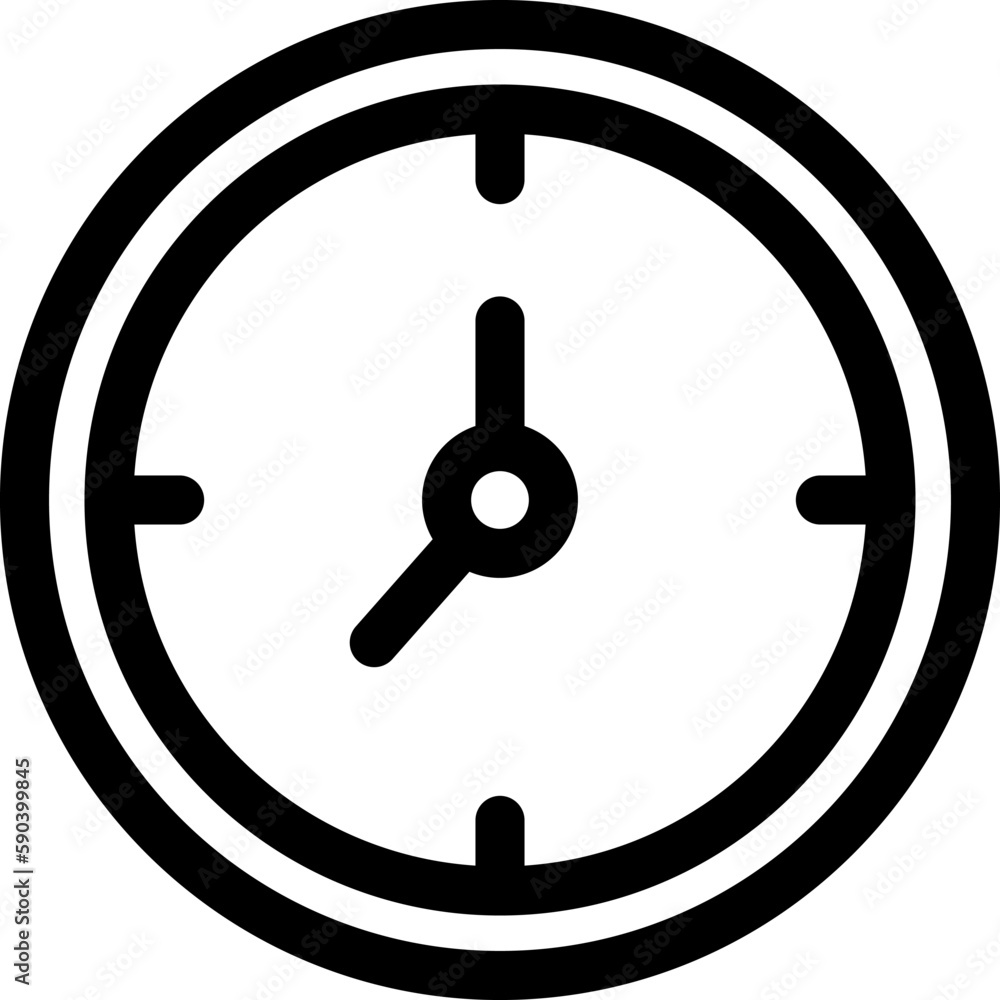 clock icon or logo isolated sign symbol vector illustration - high quality black style vector icons clock icon or logo isolated sign symbol vector illustration - high quality black style vector icons