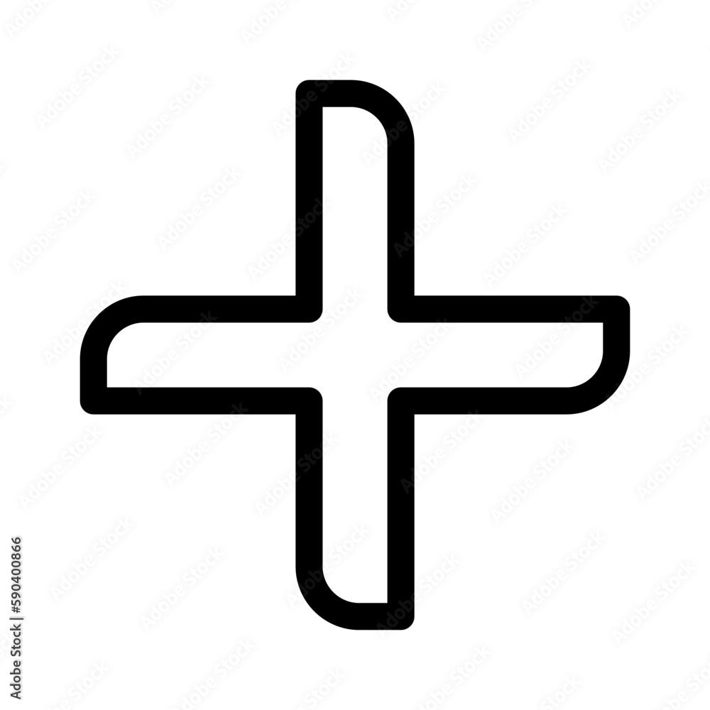 plus icon or logo isolated sign symbol vector illustration - high quality black style vector icons plus icon or logo isolated sign symbol vector illustration - high quality black style vector icons