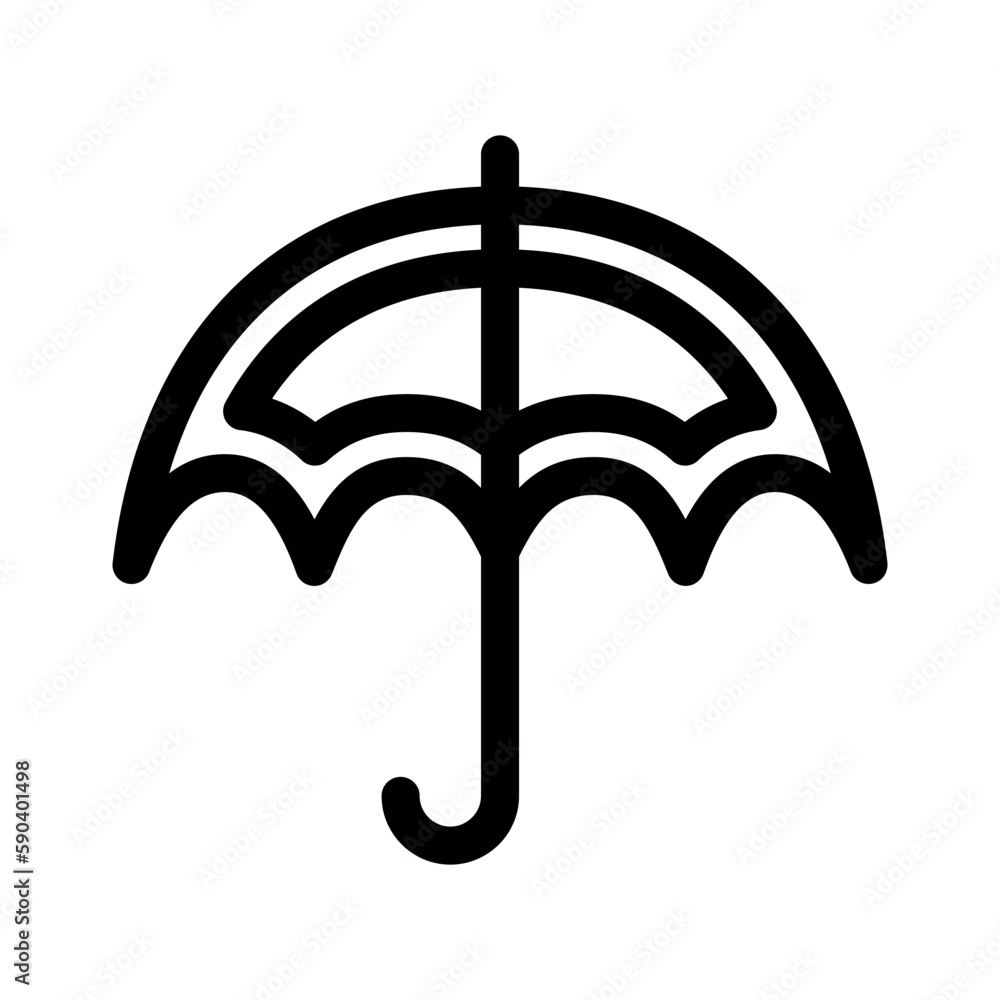 umbrella icon or logo isolated sign symbol vector illustration - high quality black style vector icons umbrella icon or logo isolated sign symbol vector illustration - high quality black style vector icons