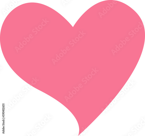 Free Download Cute heart love logo icon isolated on white background - GFXLoad