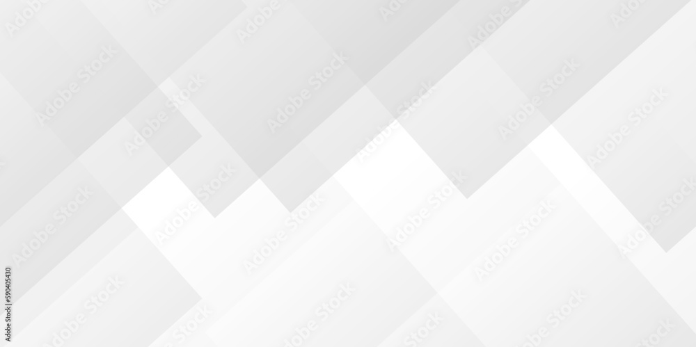 Obraz premium Abstract background with lines White Abstract Background with Square Shapes. abstract modern white and grey gradient color geometric line pattern background for website banner