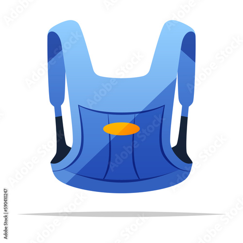 Baby carrier vector isolated illustration
