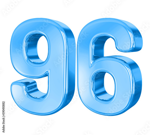 96 Blue Number 