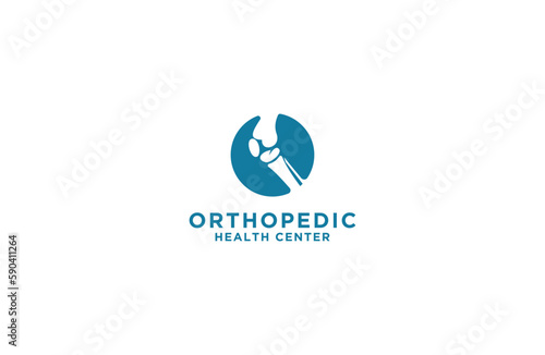 
Luxury orthopedic healthcare logo design vector template