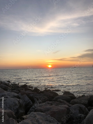 sunset on the sea © Adri