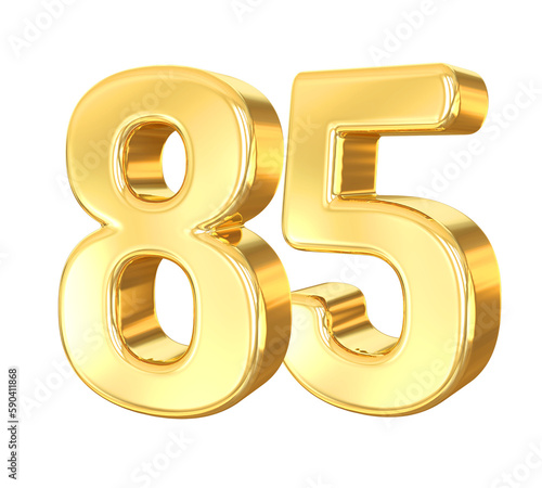85 Gold Number 