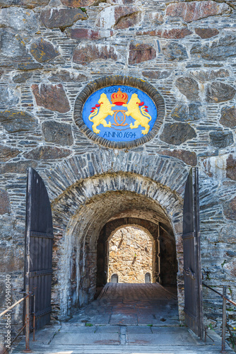 Gate to Marstrand Fortress in Sweden