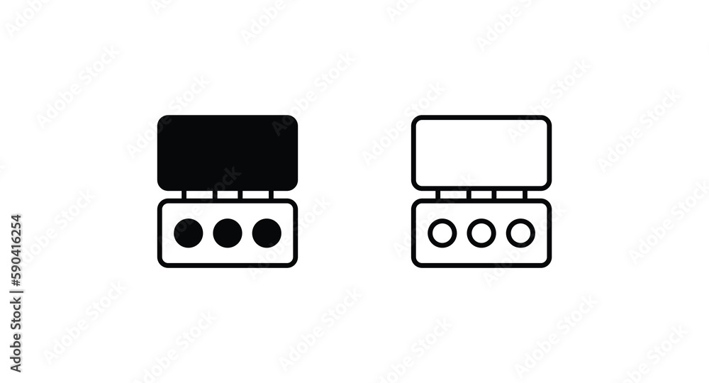 Makeup icon design with white background stock illustration Makeup icon design with white background stock illustration