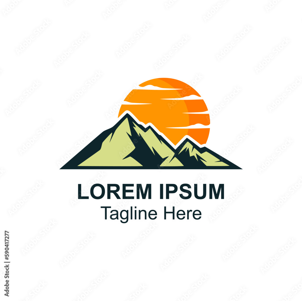mountain logo vector adventure icon mountain logo vector adventure icon