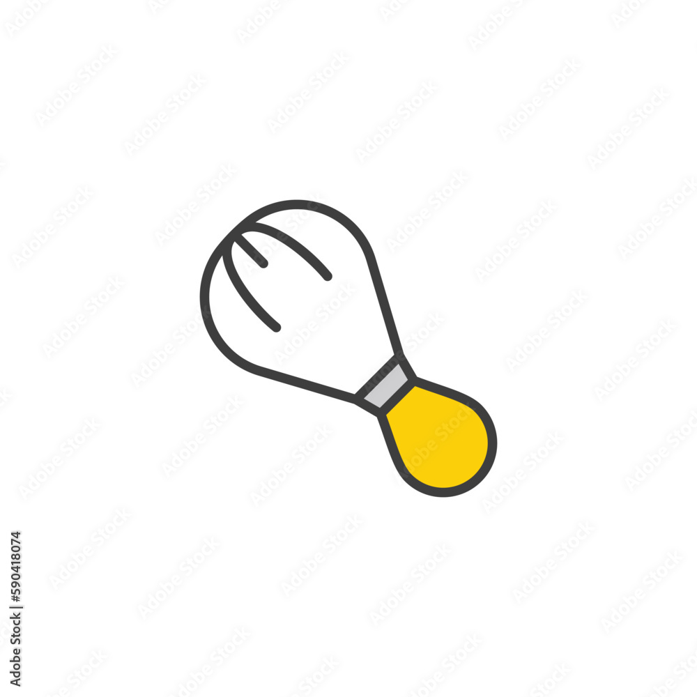 Shaving Brush icon design with white background stock illustration Shaving Brush icon design with white background stock illustration