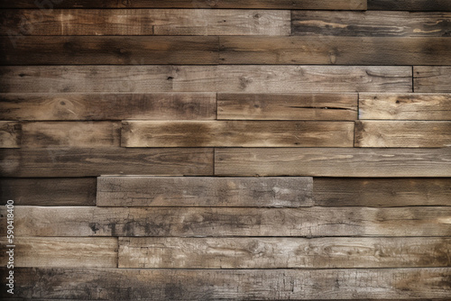 Wall with Wood Texture