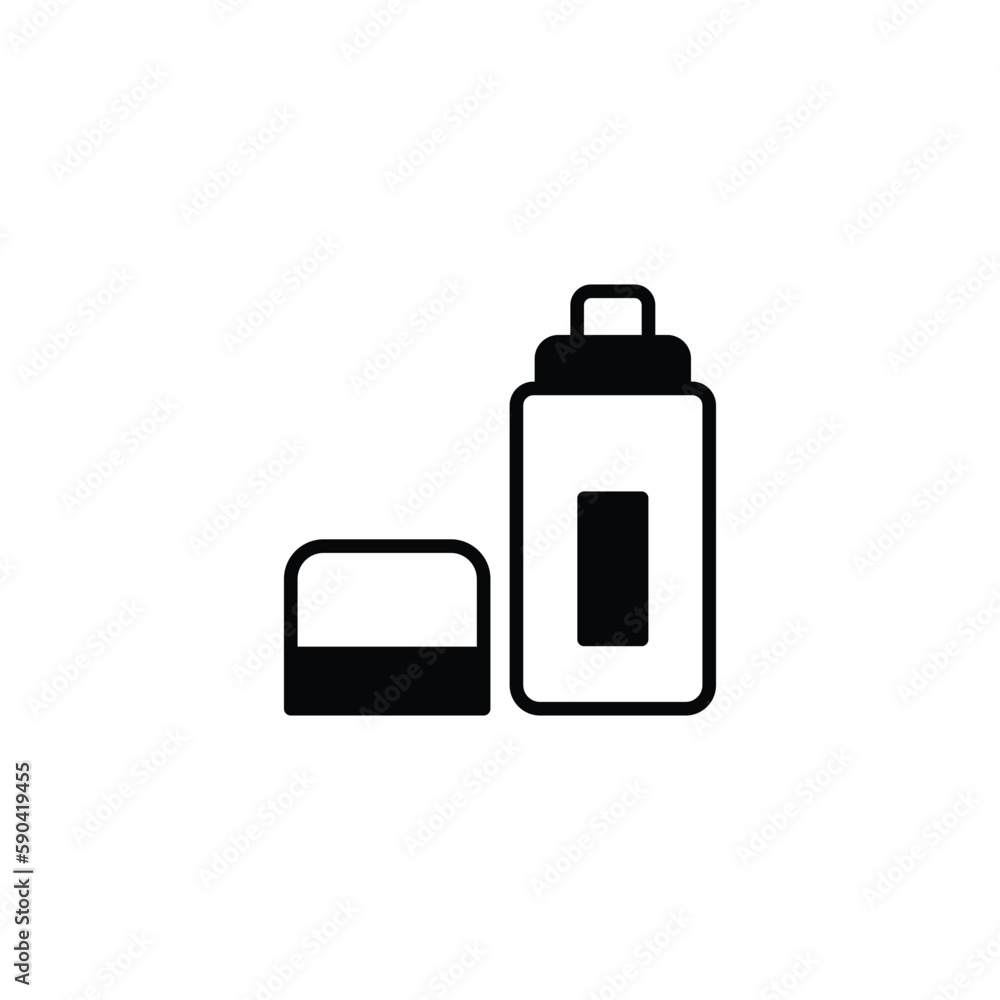 Boby Spray icon design with white background stock illustration Boby Spray icon design with white background stock illustration