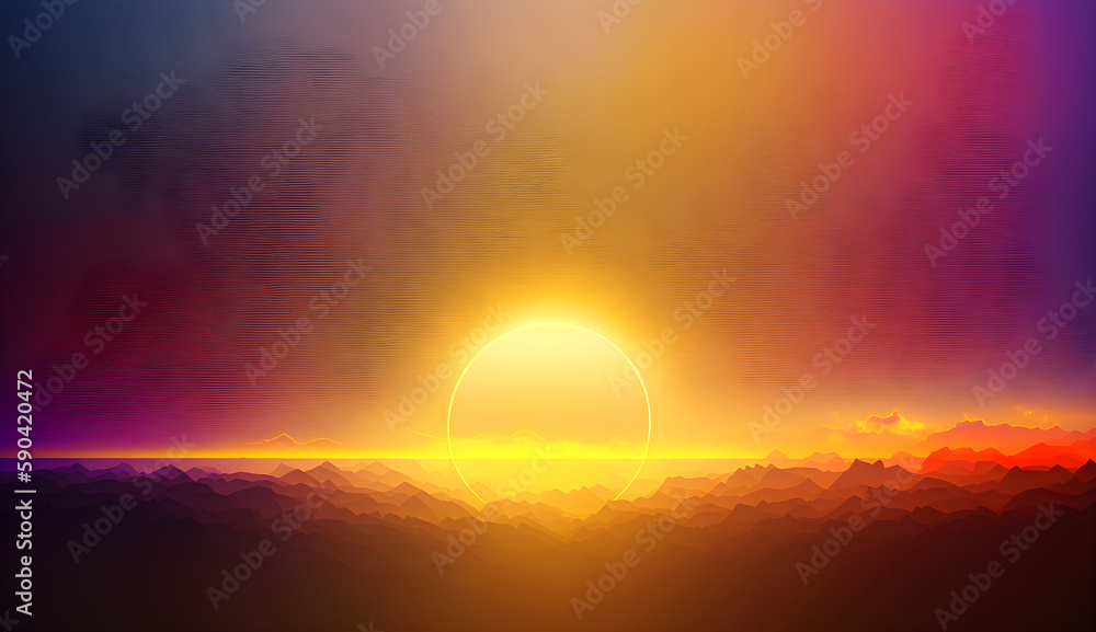 Credible_background_image_Gradient_texturesunset_sky_sun_sunris_ 