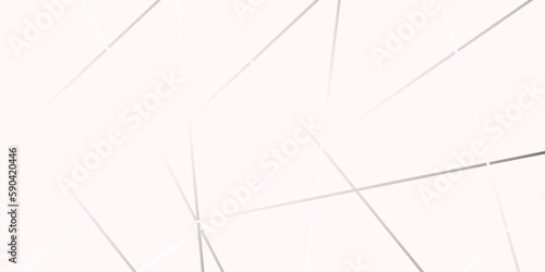 Abstract luxury gold geometric random chaotic lines with many squares and triangles shape on white background. Stape gold line and white background. 