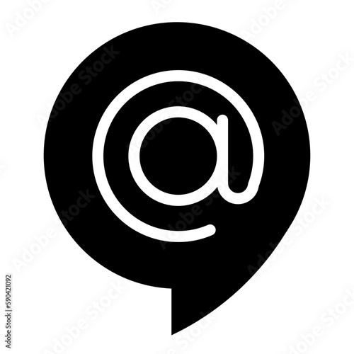 e-mail line icon