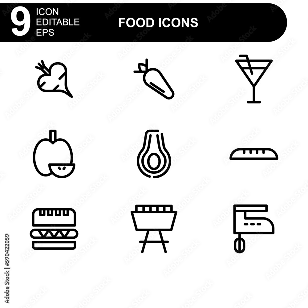 food icon or logo isolated sign symbol vector illustration - high quality black style vector icons food icon or logo isolated sign symbol vector illustration - high quality black style vector icons
