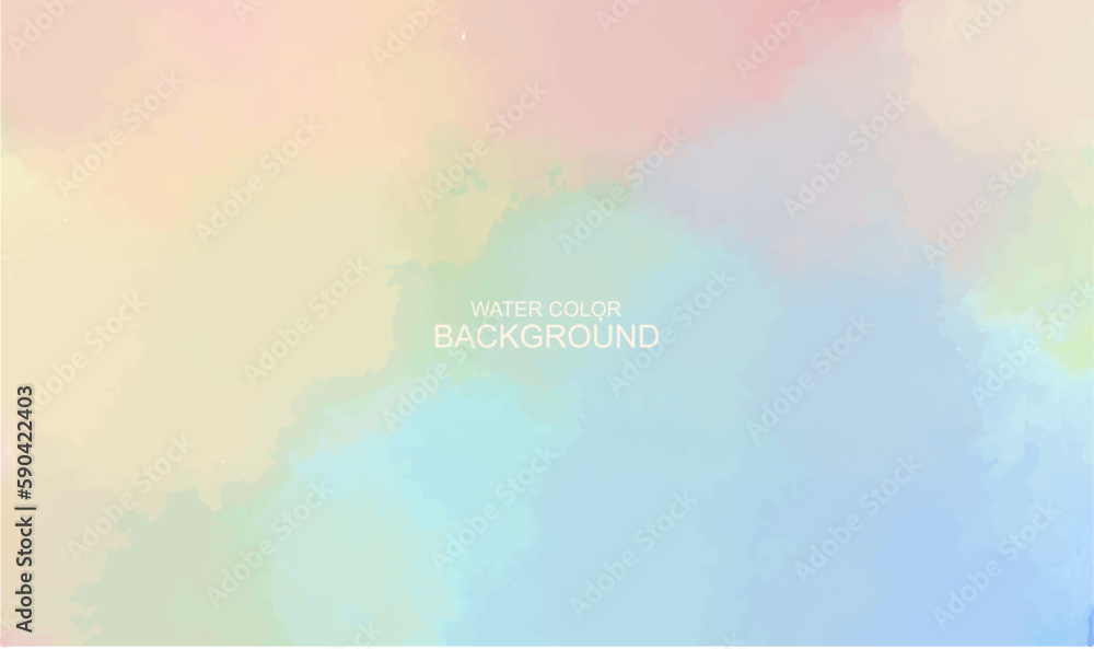 Obraz premium vector hand painted watercolor background
