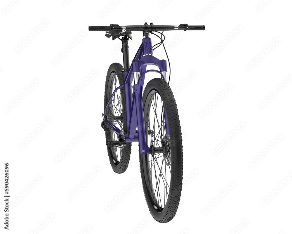 Realistic bike isolated on transparent background. 3d rendering - illustration Realistic bike isolated on transparent background. 3d rendering - illustration