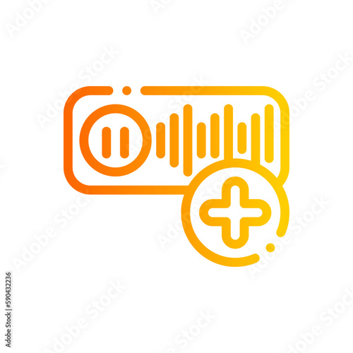 add gradient icon