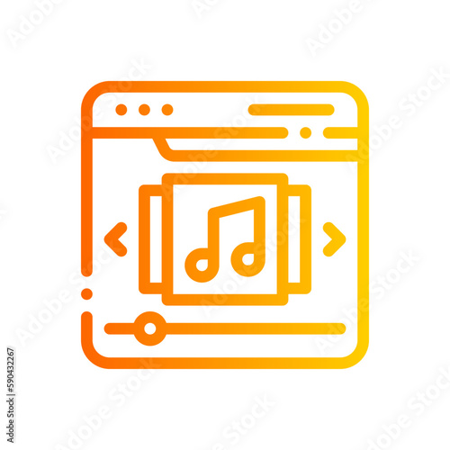 playlist gradient icon