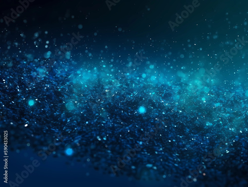 Blue glitter shimmer explosion pattern abstract