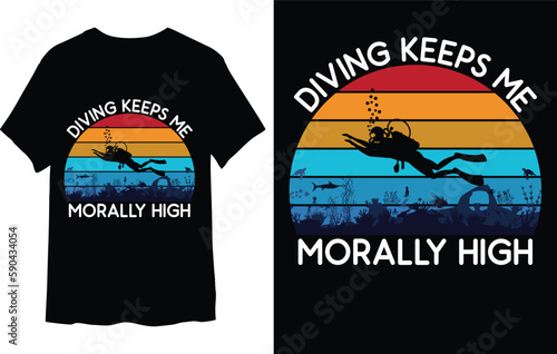 Diving keeps me morally high
