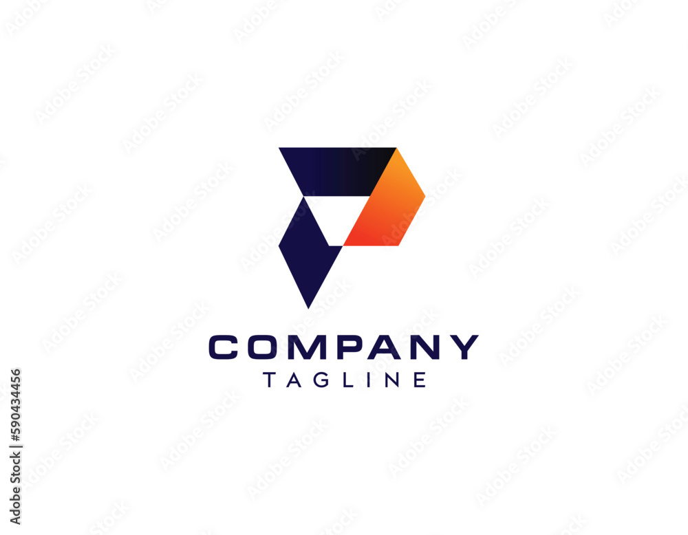 Abstract letter P logo design, logo P vector, Vector geomatic letter P logo or P letter Design, P Logo Design Template Abstract letter P logo design, logo P vector, Vector geomatic letter P logo or P letter Design, P Logo Design Template