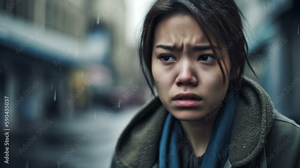 スラム街で貧困に悩む悲しそうな表情の女性(失恋・絶望・悲しい・Generative AI)
スラム街で貧困に悩む悲しそうな表情の女性(失恋・絶望・悲しい・Generative AI)