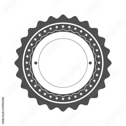 Easily editable template stamp, Vector illustration.