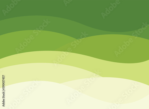 Abstract green wave and space to put text vector illustration design green background color geometric creative for business banner, poster, flyer, card, cover