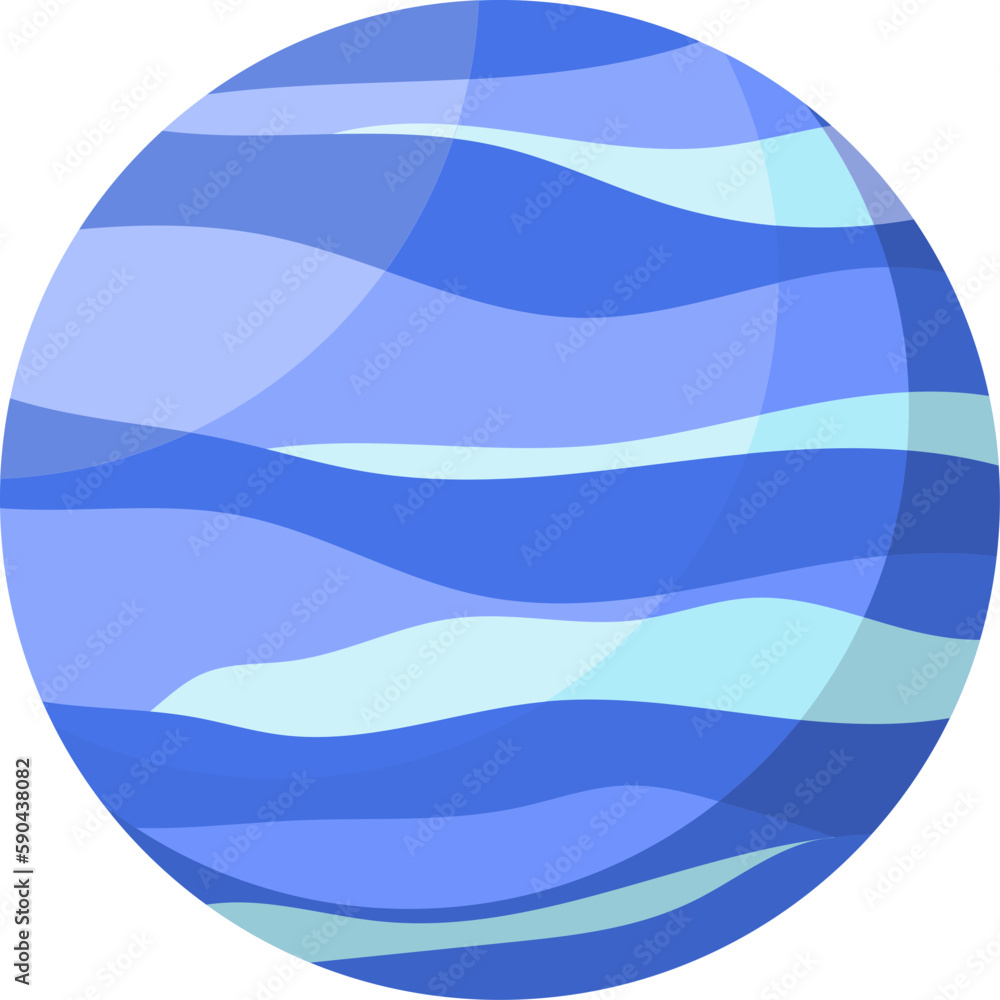 Neptune Illustration Stock Vector Adobe Stock