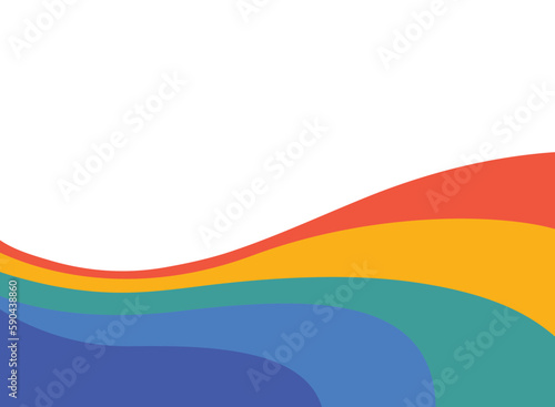 rainbow Abstract and space to put text vector illustration background colorful geometric creative for business banner, poster, flyer, card, cover,lgbt,pride